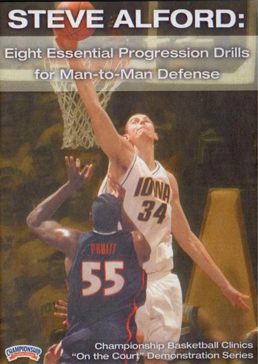 Eight Essential Progression Drills For Man-to-man Defense by Steve Alford Instructional Basketball Coaching Video